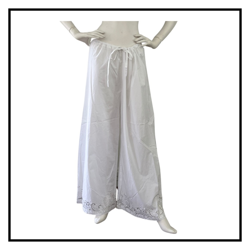 Tunika White Cotton Pants